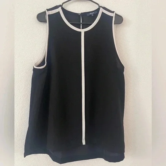 Madewell | Crepe Canal Sleeveless Blouse | Sz XL - Picture 6 of 6